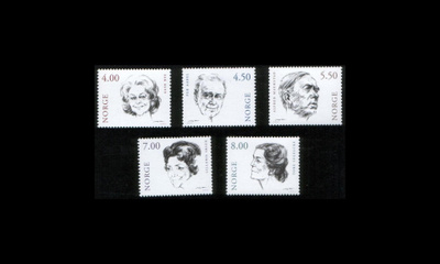 Norja 1371-5 ** Näyttelijöitä (2001)