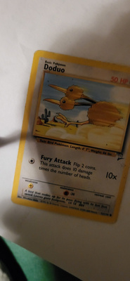 Doduo Base Set 2 #72 common Pokemon CCG card