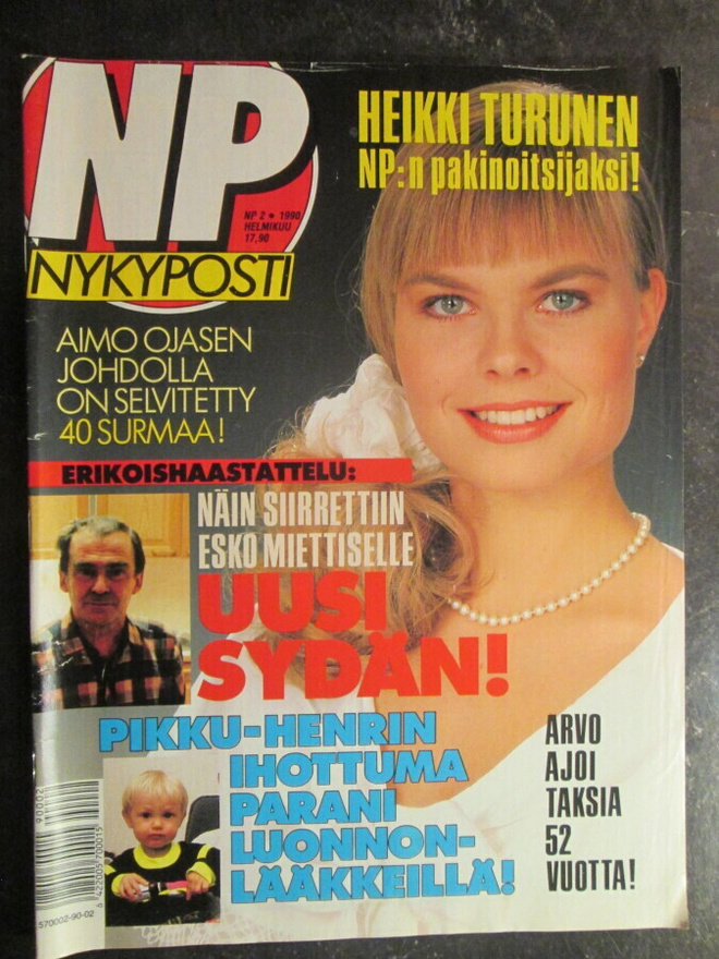 NYKYPOSTI LEHTI 2 / 1990 SISÄLLYSLUETTELO KUVA 2