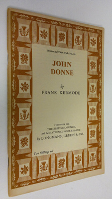 Frank Kermode : John Donne