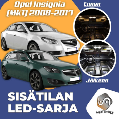 Opel Insignia (MK1) Sisätilan LED-sarja 24-osain