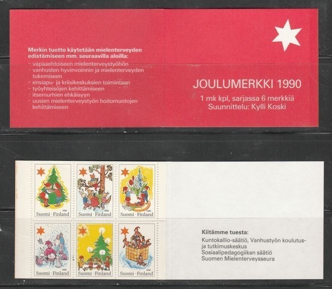 Suomi Joulumerkki 1990, Hyväntekeväisyysvihko