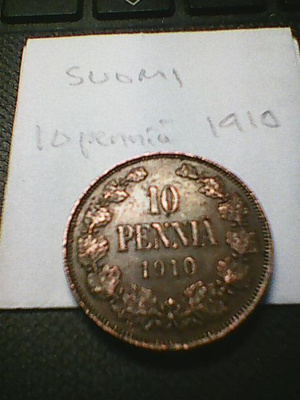 Suomi 10 penniä 1910