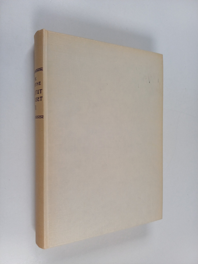 Johann Wolfgang von Goethe : Valitut teokset II : Runoja ...