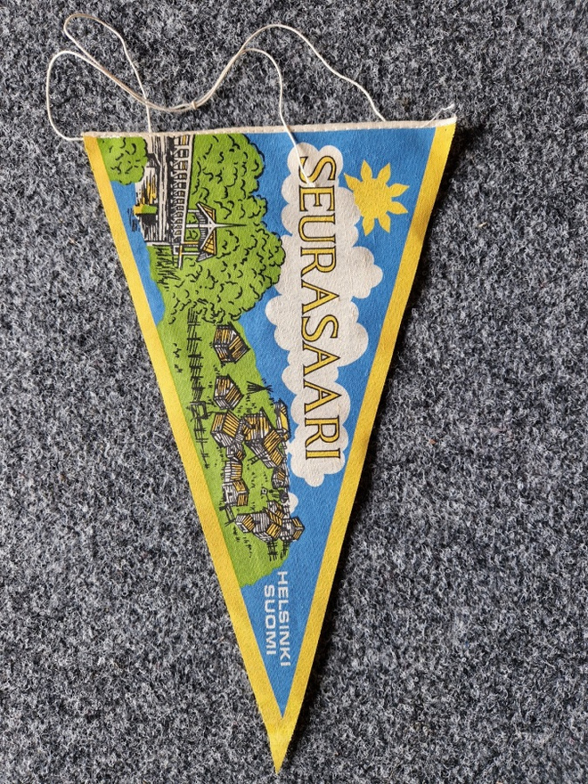 Seurasaari iso vintage matkailuviiri