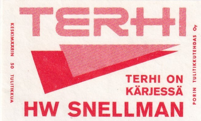 TERHI, Hw Snellman  .s41