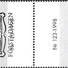 Åland 1998 Kuisteja 2,90 mk välilöpari numero EPL LaPe 147 - pikkukuva 2