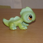 LITTLEST PET SHOP ruskeasilmäinen IGUANA, LISKO #97 - pikkukuva 4