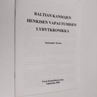 Alexander Terras : Baltian kansojen henkisen vapautumisen... - pikkukuva 1