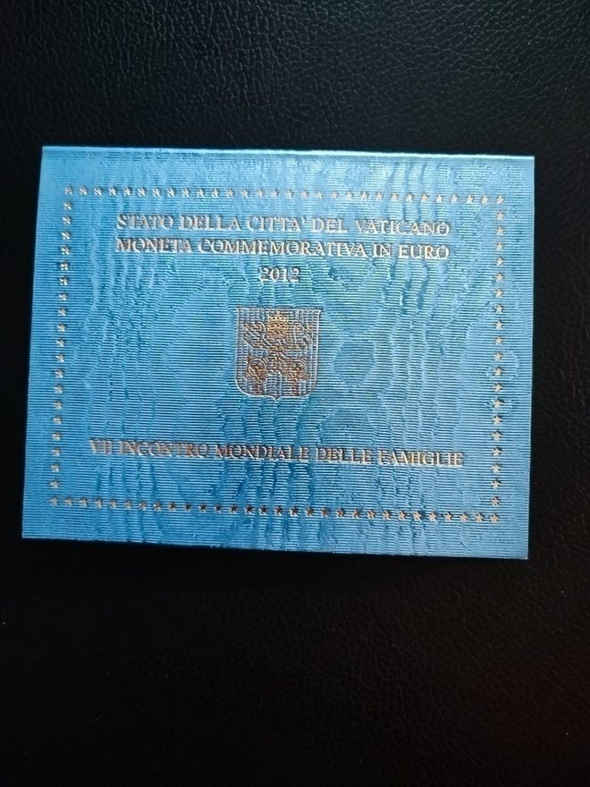 2 euroa Vatikaani 2012