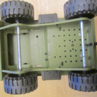 VANHA Lelu Auto Meccano Mogul Army 3287 1950-l UPEA Peltiä - pikkukuva 5