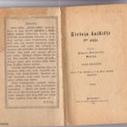 Eugen Järnefelt: Tietoja kaikille 1886 Omakustanne - pikkukuva 2