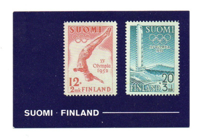 Purkkakuva Panda Postimerkkipurukumi XV OLYMPIAKISAT 1952