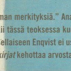 Kari Enqvist: Kuoleman ja unohtamisen aikakirjat - pikkukuva 3
