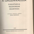 ONNI OKKONEN - A GALLEN - KALLELA PIIRUSTUKSIA - pikkukuva 3