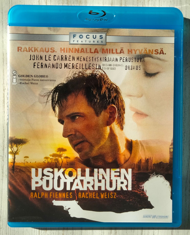 Uskollinen puutarhuri - Blu-ray