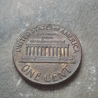 1969 D one cent USA - pikkukuva 2