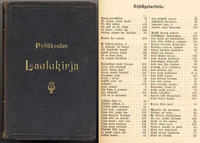 Pyhäkoulun Laulukirja (Nuottipainos, 1896)