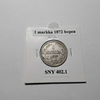 Suomi 1 markka 1872 hopea SNY 402.1 - pikkukuva 1