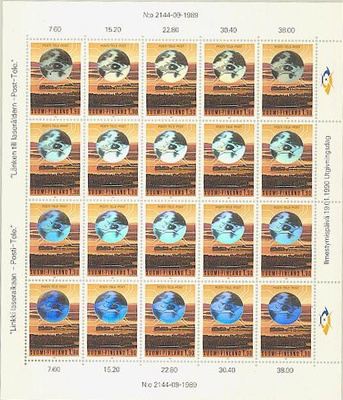 1990 1,90 mk hologrammi arkki ++