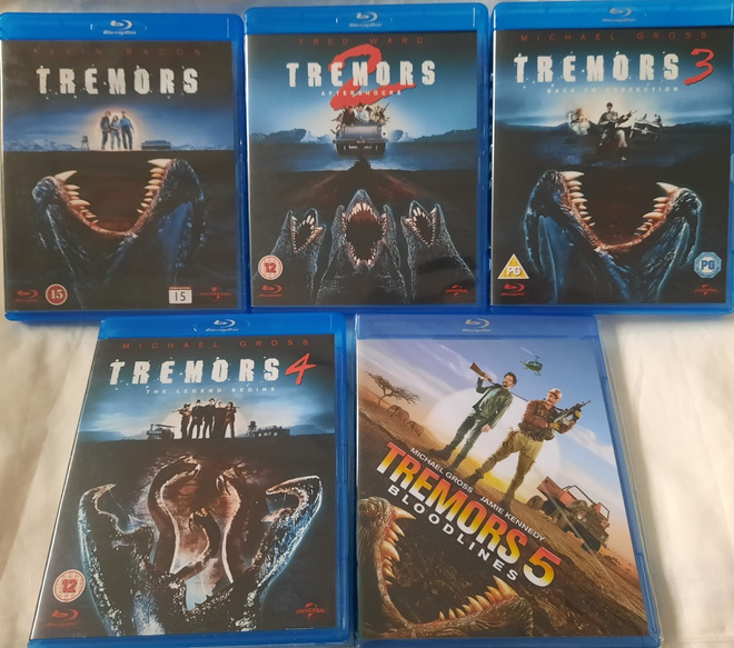BLU-RAY VÄRISTYKSIÄ (Tremors) 1-5