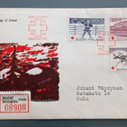 1960 FDC Punainen Risti, tuloleima, R-kuori - pikkukuva 1