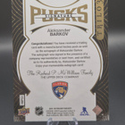 2017-18 UPPER DECK TRILOGY SIGNATURE PUCKS ALEKSANDER BARKOV - pikkukuva 2