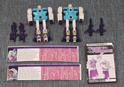 Transformers G1 POUNCE & WINGSPAN (Clones) 1987 *100%*