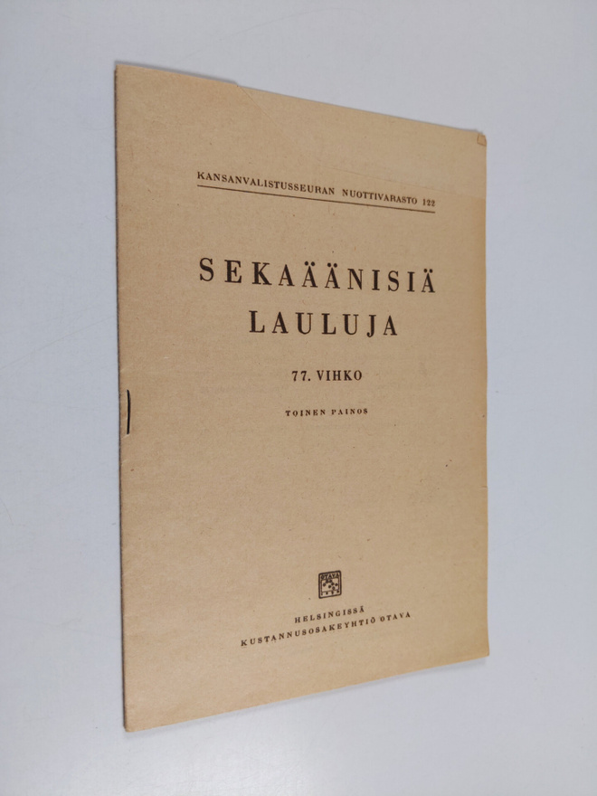 Sekaäänisiä lauluja - 77. vihko