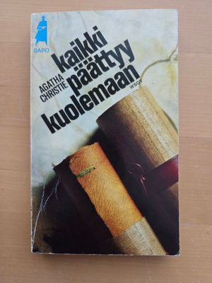 AGATHA CHRISTIE . KAIKKI PÄÄTTYY KUOLEMAAN . NID .