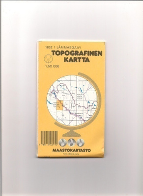Topografinen kartta 1:50 000 Lámmasoaivi