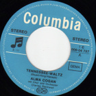 Alma Cogan – Tennessee-Waltz / So Fängt Es Immer An - pikkukuva 1