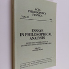 Lilli Alanen : Essays in Philosophical Analysis - Dedicat... - pikkukuva 1