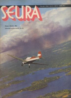 Seura n:o 46 1962 Ranskalaisia Filmitähtiä. Olavinlinna.