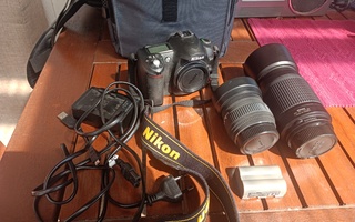 Nikon D50 parilla putkella ym.
