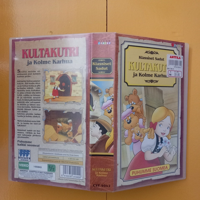 Klassiset sadut [VHS] Kultakutri ja kolme karhua
