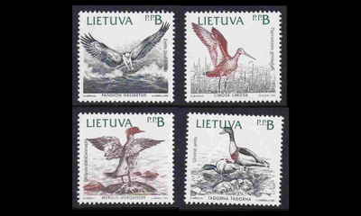 Liettua 501-4 ** Lintuja (1992)