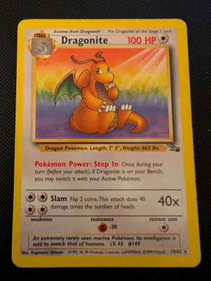 Dragonite Pokemon Fossil