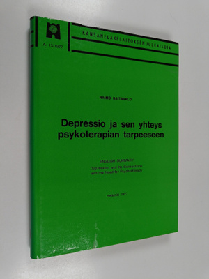 Raimo Raitasalo : Depressio ja sen yhteys psykoterapian t...