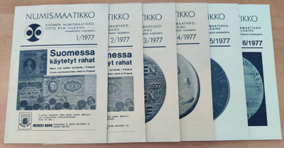 Numismaatikkolehden vuosikerrat 1976 ja 1977