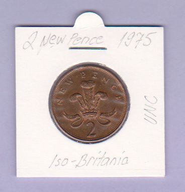 Iso-Britania 2 New Pence v.1975 KM#916