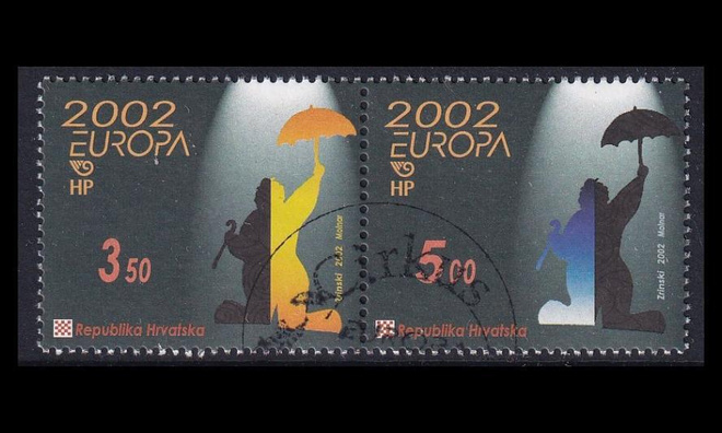 Kroatia 610-1p o Europa sirkus (2002)