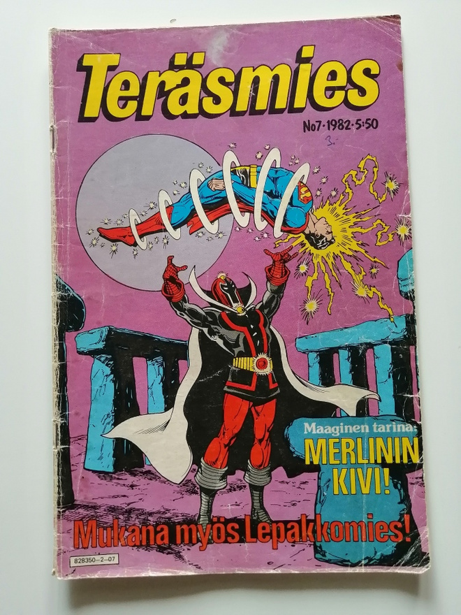 Teräsmies 1982/07: Merlinin kivi!