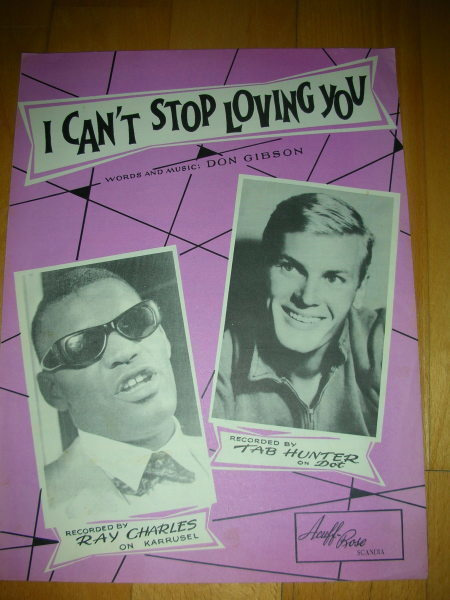 Nuottivihko I can't stop loving you