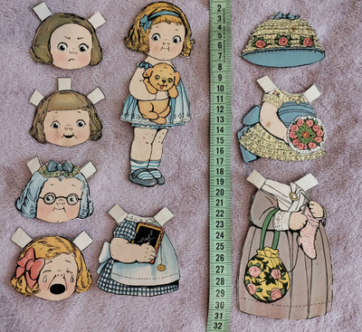 Paperinukke Marjatta 1920-30-luku