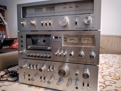 Goldstar  Hi-Fi setti-vahvistin+....