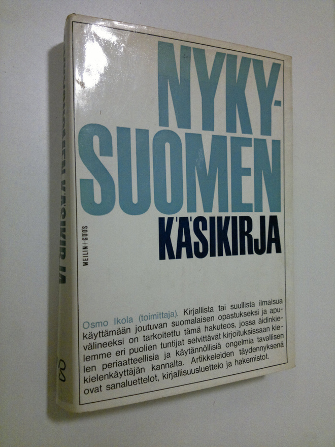 Osmo (toim.) Ikola : Nykysuomen käsikirja