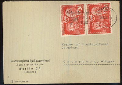 DDR Mi 297 pari kirje