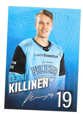 2022-23 Pelicans TeamIssue #19 Lenni Killinen ex Ässät