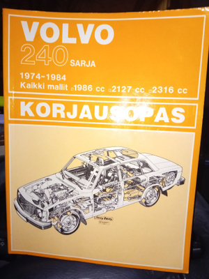Korjausopas VOLVO 240 SARJA  1974-1984 ( SIS POSTIKULU  )